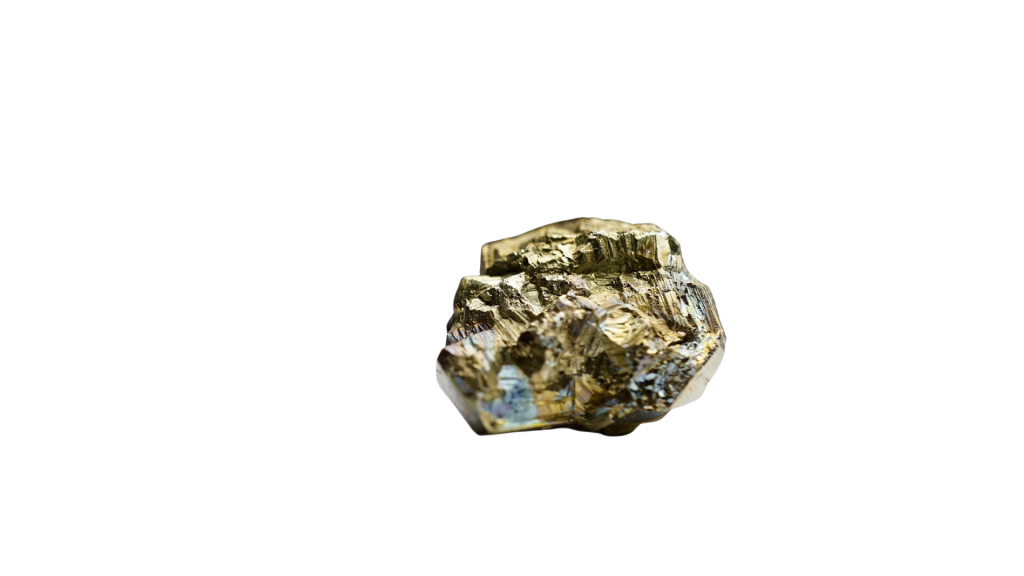 Foto einer seltenen Pyrit-Geode