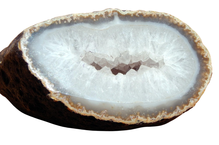 Bild einer Geode namens Achat